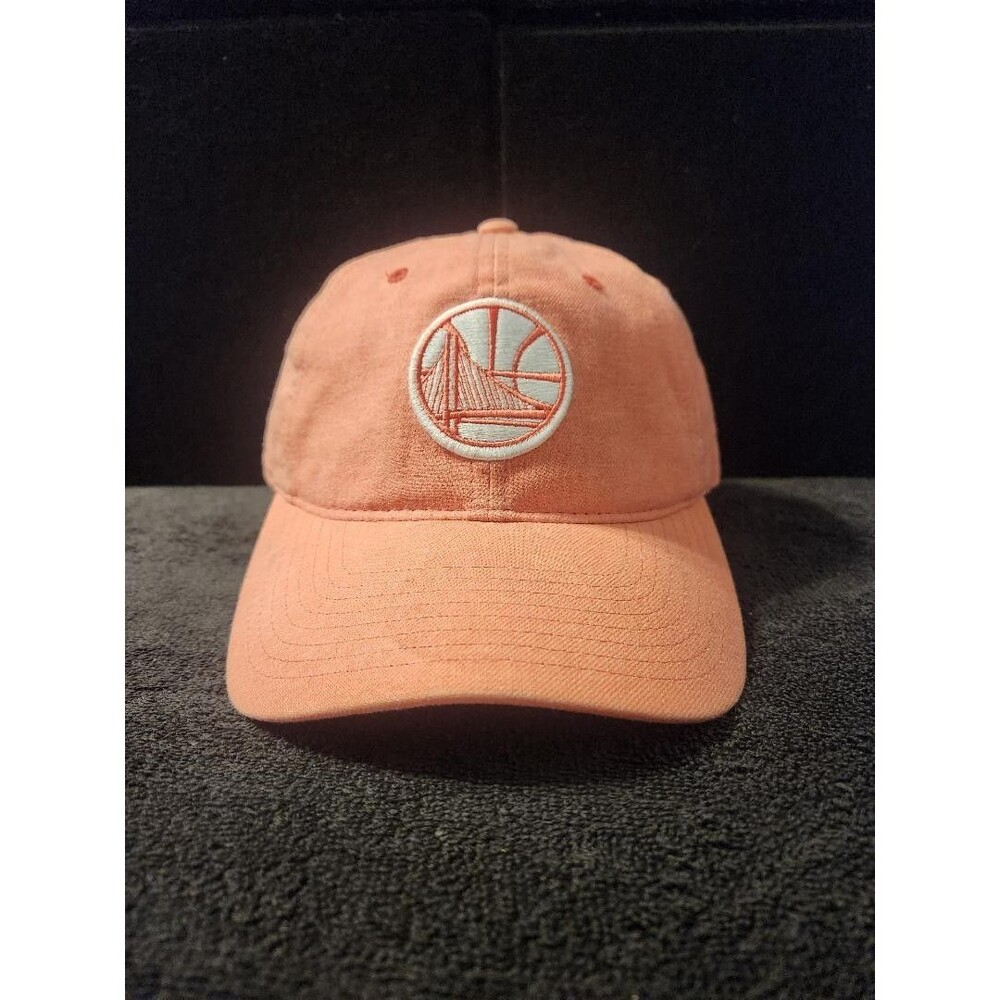 Golden State Warriors NBA Mitchell Ness Pink Buckle StrapBack Hat